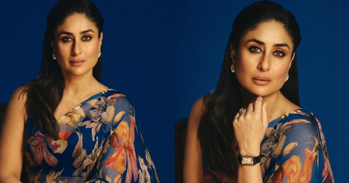 Waves 2025: Kareena Kapoor looted the French shiffon saree 1